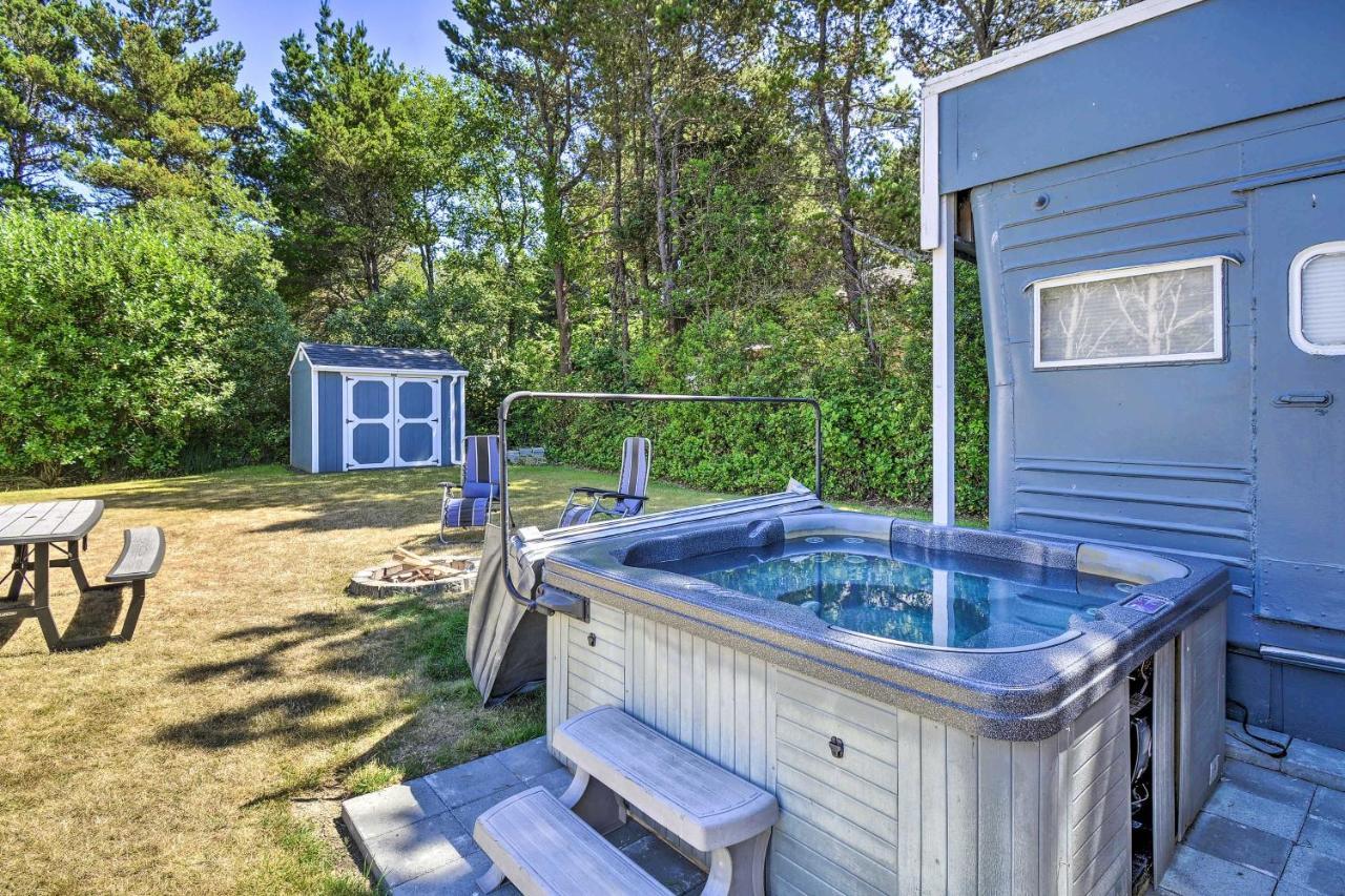 Coastal Pnw Gem With Hot Tub - Walk To Beach! Grayland Kültér fotó